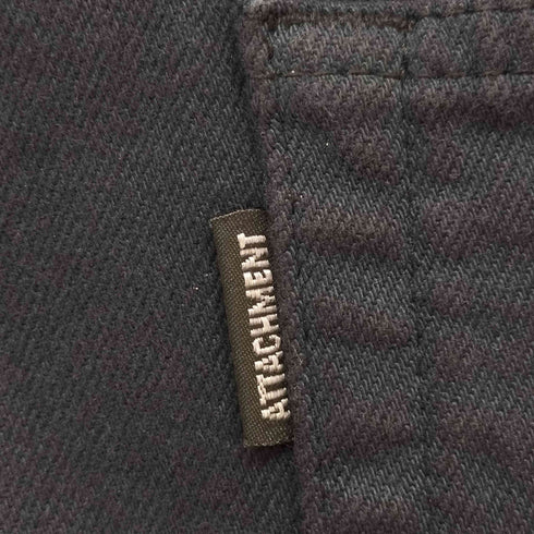 アタッチメント ATTACHMENT ムラ糸ストレッチデニム スーパースリム製品染め メンズ JPN:3